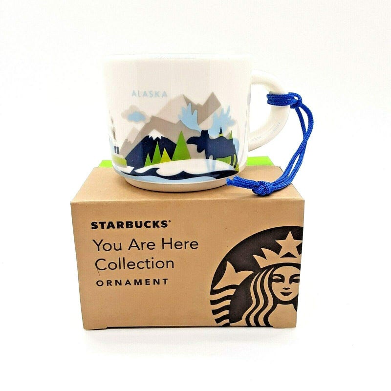 Starbucks Alaska You Are Here Ornament Rare 2oz Cup - Image 5